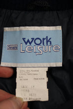 Load image into Gallery viewer, Sears Work Leisure Windbreaker Jacket Size L Tall -Blue -Used