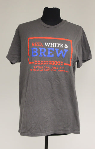 Red, White & Brew The Mall At Fairfield Commons T-Shirt, Large