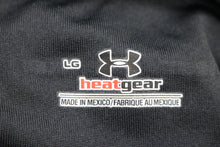 Load image into Gallery viewer, Under Armor US NAVY T-Shirt, Heat Gear, Size: Large, NAVY written near hem.