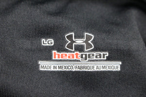 Under Armor US NAVY T-Shirt, Heat Gear, Size: Large, NAVY written near hem.