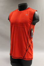 Load image into Gallery viewer, Tapout Flame Scarlet Left Chest Button Muscle Athletic Shirt Size Small