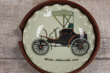 Load image into Gallery viewer, Set of 3 Classic Car Ceramic Coaster with Holder - Used