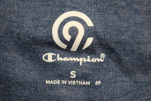 Champion C9 Men's Long Sleeve Training Shirt Jetson Blue Thumbholes Size S Small