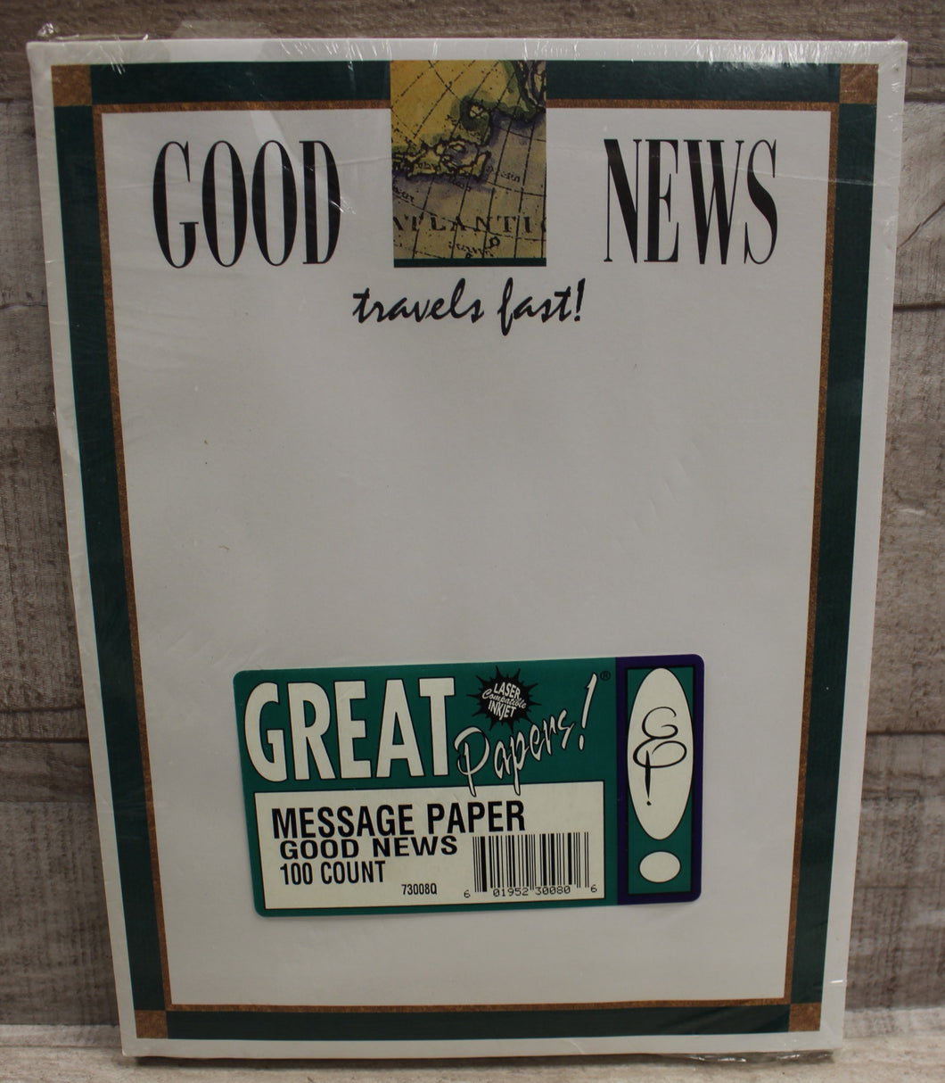 Good News Travels Fast Message Paper - 100 Sheets - New